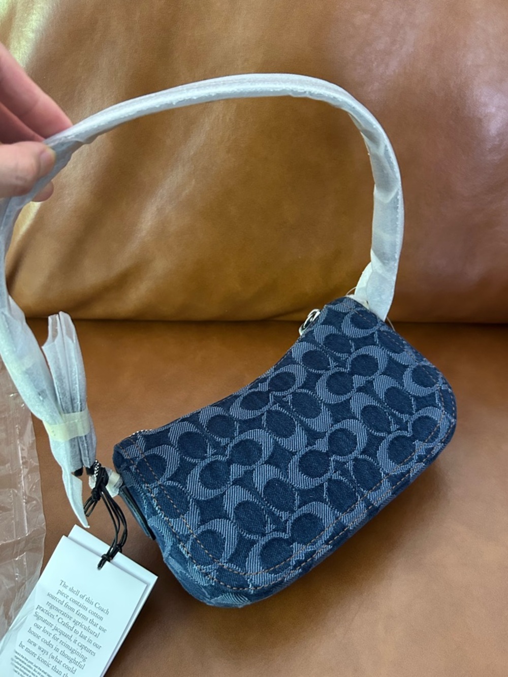 Coach Swinger 20 Shoulder Bag in Signature Denim